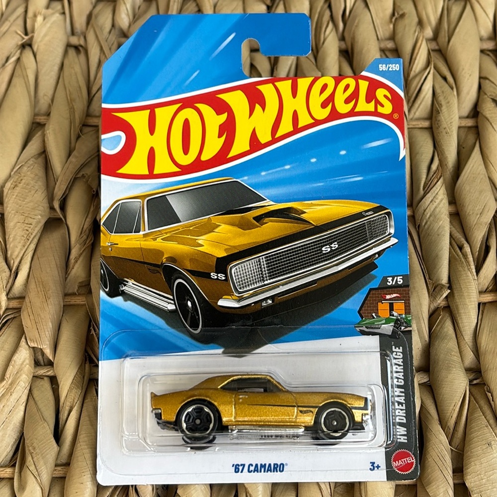 67 Chevy SS Camaro 1967 Gold Chevrolet Muscle Pony Car Hot Wheels Hotwheels 2026